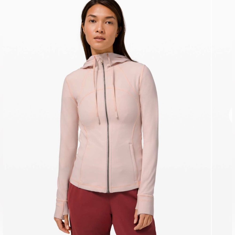 Lululemon Hooded Define Jacket Nulu, Feather Pink